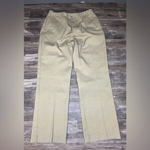 Big Mac Workwear Pants Khaki 36x32 Poly Cotton Straight Leg  - GUC